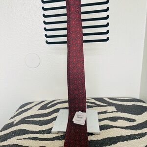 Fusaro Antonio Elegant Red Patterned Tie